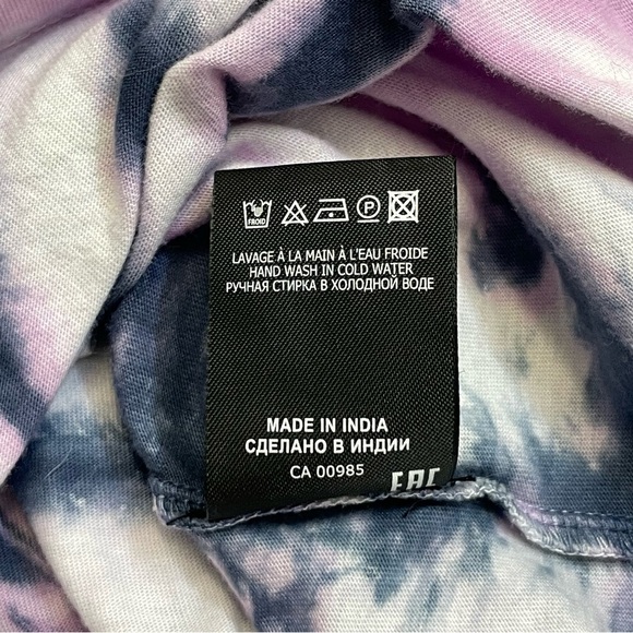 Isabel Marant Etoile Slow Down Zewel White & Purple Tie Dye Tee - Picture 11 of 11